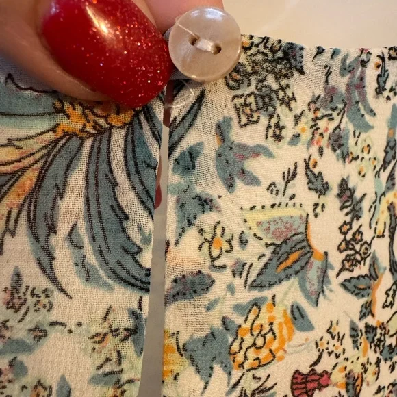 Max Studio Sleeveless Top w/Fun Tropical Palm Tree Design  LARGE    #Y - Picture 6 of 11